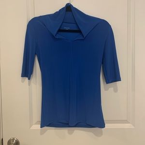 Royal Blue Spandex Blouse